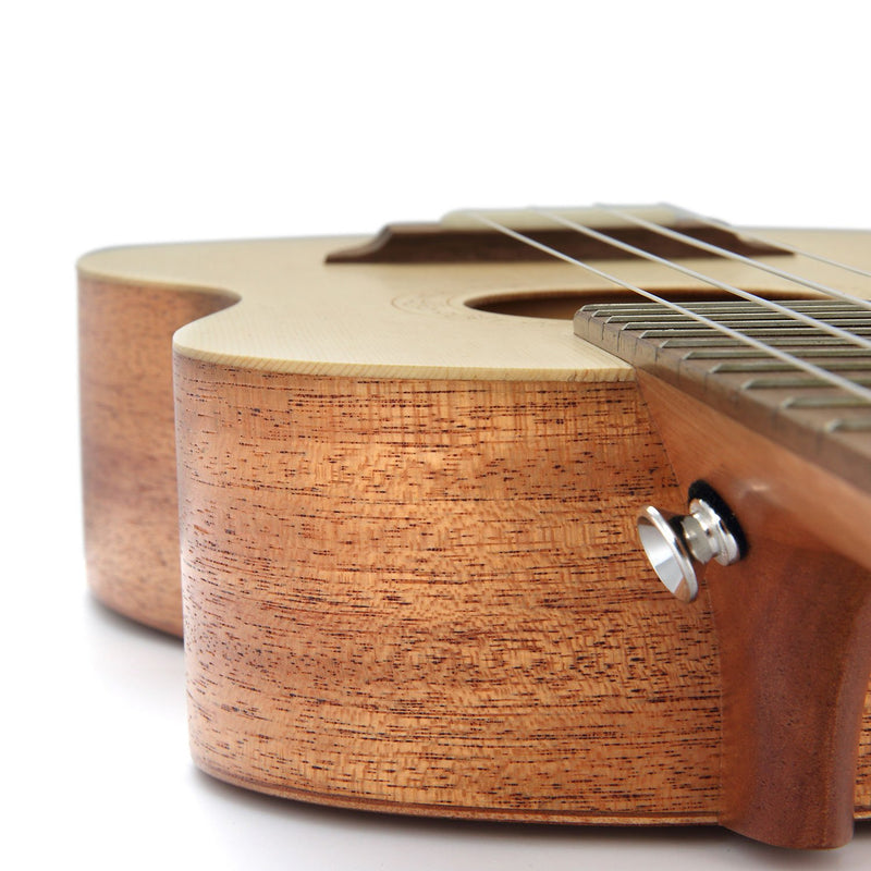 21 Inch Mahogany Solid Spruce Top Dolphin Soprano Ukulele
