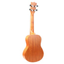 23 Inch Mahogany Flower Carved Pattern Concert Ukulele