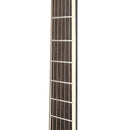 39 Inch Solid Mahogany Top Black Acoustic Guitar