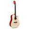 41 Inch Solid Spruce Top Folk Natural-Cutaway Acoustic Guitar