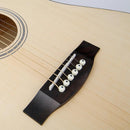 41 Inch Solid Spruce Top Folk Natural-Cutaway Acoustic Guitar